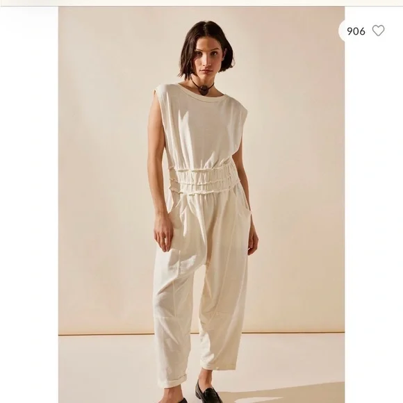 Free People Cream pull on Jumper - Picture 1 of 4